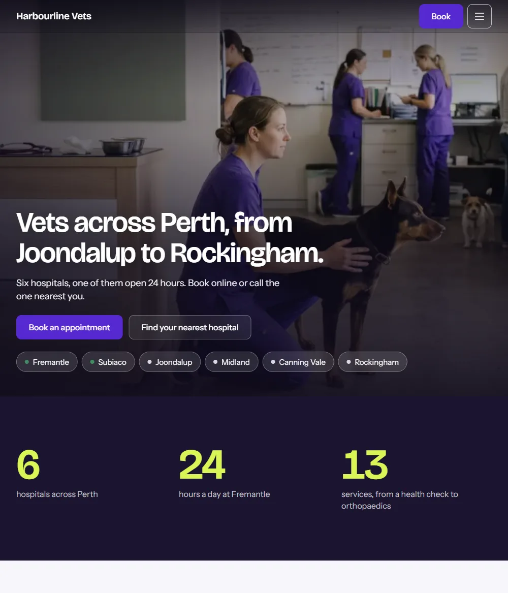 Harbourline Vets - Ten templates, forty pages